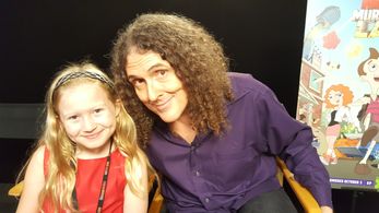 Abigail with Weird Al Yankovic for Milo Murphy