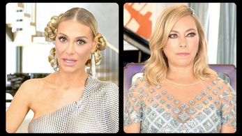 Sutton Stracke and Dorit Kemsley in The Real Housewives of Beverly Hills: Reunion Part 1 (2020)