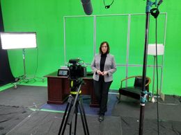 On set, as Commander Riker.