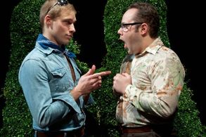 With Michael De Rose in Sky Gilbert's 