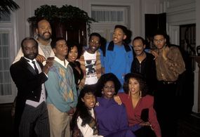Will Smith, Tatyana Ali, Quincy Jones, Alfonso Ribeiro, James Avery, Kadeem Hardison, Janet Hubert, Joseph Marcell, Kary