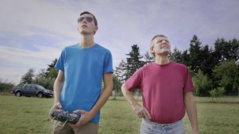 Darren Foster, Cristina Costantini, and Pete Alton in Science Fair (2018)