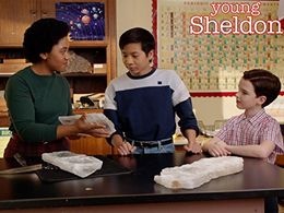 Anjelika Washington, Ryan Phuong, and Iain Armitage in Young Sheldon (2017)