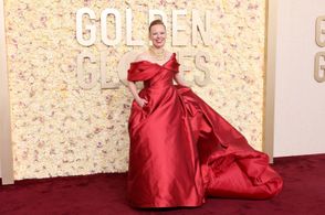 Alma Pöysti at an event for 81st Golden Globe Awards (2024)