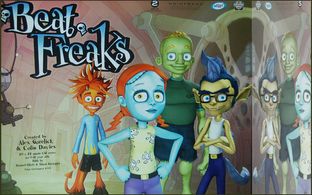 'Animation Magazine 1st Annual Pitch Competition Staff Pick Winner, BeatFreaks (Deloris Deadhead)' Writer/Creator/Art Di