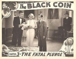 Constance Bergen, Ralph Graves, 'Snub' Pollard, and Bryant Washburn in The Black Coin (1936)