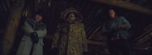 Michael Madsen, Tim Roth, and Demián Bichir in The Hateful Eight (2015)