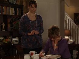 Anne Kirkbride and Kate Ford in Coronation Street (1960)