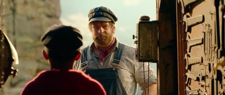 Henning Baum and Solomon Gordon in Jim Button and Luke the Engine Driver (2018)