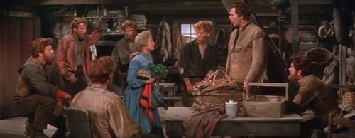 Jane Powell, Jacques d'Amboise, Howard Keel, Matt Mattox, Marc Platt, Tommy Rall, Jeff Richards, and Russ Tamblyn in Sev