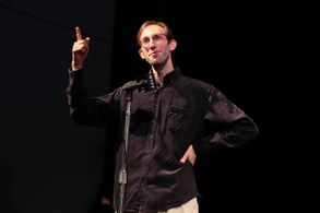 Ted Fendt at an event for The Feeling That the Time for Doing Something Has Passed (2023)