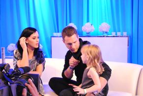 Sofia and Matt Wells interviewing Katy Perry at the Much Music Video Awards-2011.