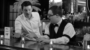 Discussing character motivation on the set of The Curse of The Tempest Jewel