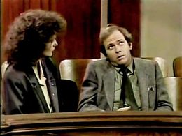 Geena Davis and Stephen Johnson in Sara (1985)