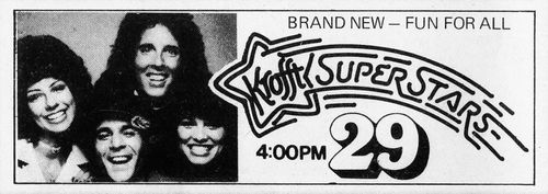 Debra Clinger, Louise DuArt, Michael Lembeck, and Mickey McMeel in The Krofft Supershow (1976)