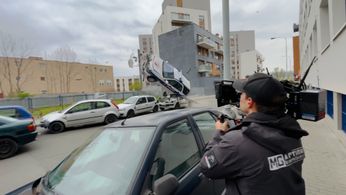 Martin Goeres directing the action on 