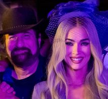 Steven Feinberg & Megan Fox on set of JOHNNY & CLYDE 2021