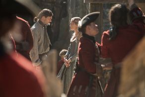 Luke Roberts and Hannah New in Black Sails (2014)