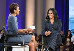 Robin Roberts and Michelle Obama