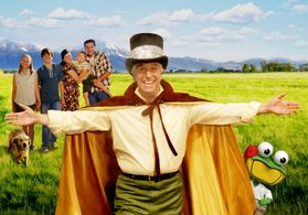 William Baldwin, Henry Winkler, Lisa Guerrero, Morgan Flynn, Chris Massoglia, and Owen Pearce in A Plumm Summer (2007)