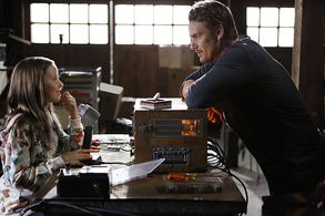 Riley Smith and Ada Breker in Frequency (2016)