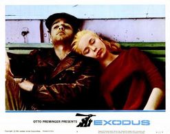 Sal Mineo and Jill Haworth in Exodus (1960)