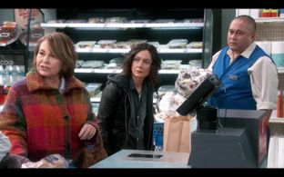 Brent Pope with Roseanne Barr and Sara Gilbert in Roseanne, Episode 1.5, Darlene v. David