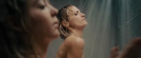 Garance Marillier and Agathe Rousselle in Titane (2021)