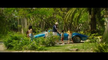 Still of Asher Miles Fallica and Lee Pace in Driven