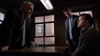 Jordan Bridges, Bruce McGill, and Tyson Turrou in Rizzoli & Isles (2010)