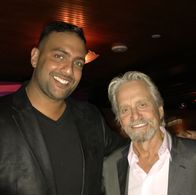 Michael Douglas and Miguel Anthony in Flatliners (2017)