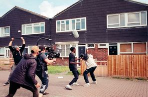 Joshua Cameron and Rasaq Kukoyi in Held (2022)