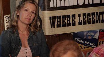 Movie still. Pam Eichner as Betty Miller in the independent feature film - Under The Western Sun. Director: Danny Camero