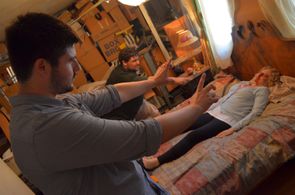 Directing on the set of Hide and Go Seek