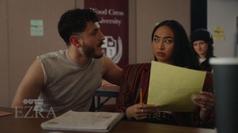 Daniella Dela Peña and Nate Colitto in EZRA (2022)