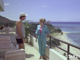 Tom Selleck and Janis Ward in Magnum, P.I. (1980)