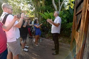 Mike West at an event for Skull Island: Reign of Kong (2016)