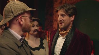 Rich Keeble and Tom Stourton in Red Flag (2022)