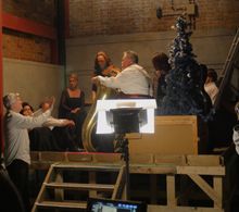 Mitch Davis, Martyn Ellis, Cheryl Hines, Amalia Vitale, and Jenny Oaks Baker in Christmas Eve (2015)