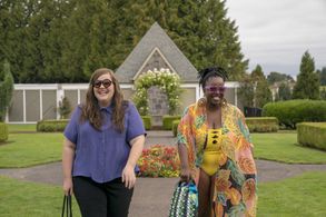 Aidy Bryant and Lolly Adefope in Shrill (2019)