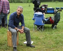 On-location, New Harmony, Indiana filming feature 'HUM'