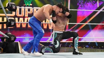 Humberto Garza Solano and Humberto Carrillo in WWE Super Show-Down (2020)