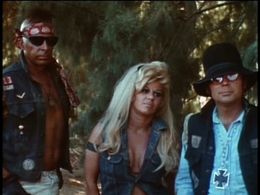 John 'Bud' Cardos, Regina Carrol, and Russ Tamblyn in Satan's Sadists (1969)