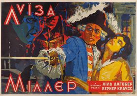 Lil Dagover and Werner Krauss in Luise Millerin (1922)