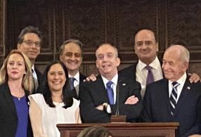 Senator Jim Rankle on Billions/with Paul Giamatti, Matt Servitto, Sakina Jaffrey, Ben Shenkman, Amy Hargreaves and Ken T