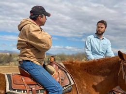 Shayn Herndon and John Marrs in She Was the Deputy's Wife (2021)