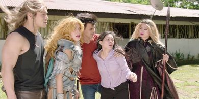 Chynna Ortaleza, Dion Ignacio, Andrea Torres, Janice Hung, and Pancho Magno in Victor Magtanggol (2018)