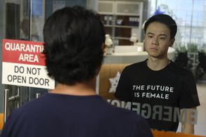 Will Yun Lee and Ricky He in The Good Doctor (2017)