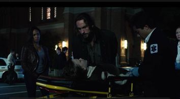 Still shot of Marc Fajardo, Tom Mison, Nicole Beharie, Matthew Lintz, Joy Glover Walters in 'Sleepy Hollow'
