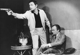 Michel Bouquet and Maurice Ronet in Last Leap (1970)